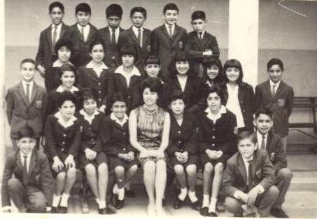 Alumnos del Liceo de Llay-Llay a inicios de los 60