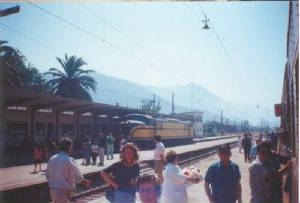 Estación de Llay-Llay a fines de los años 70